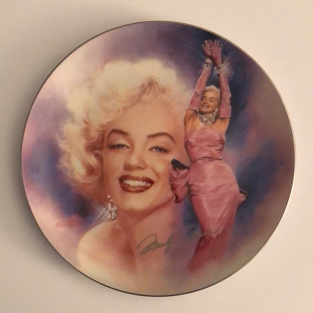 🩷💎 Marilyn Monroe All That Glitters ✨ The Bradford Exchange 1994 Plate 💎🩷
